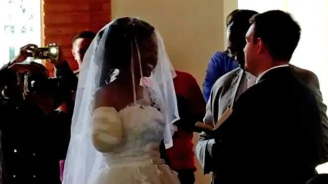 Boda de Zanele Ndlovu y Jamie Fox