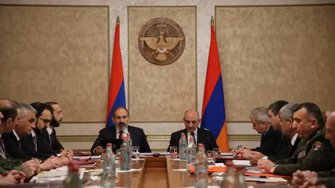 Ermənistan Təhlükəsizlik Şurası öz iclasını Dağlıq Qarabağda keçirir