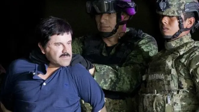 El Chapo ayaa dib loo soo qabtay Jimcihii ka dib lix bilood oo uu baxsad ahaa.