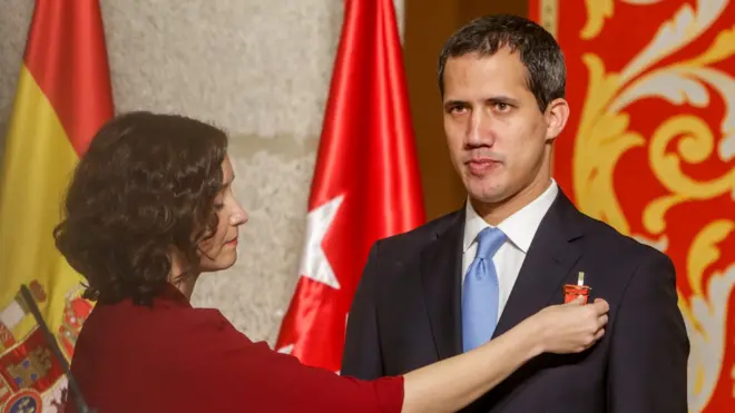 Guaidó en Madrid