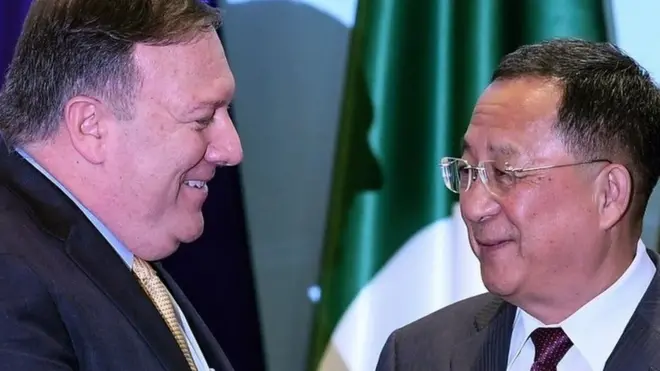 ری ینگ ہو اور مائیک پومپیو