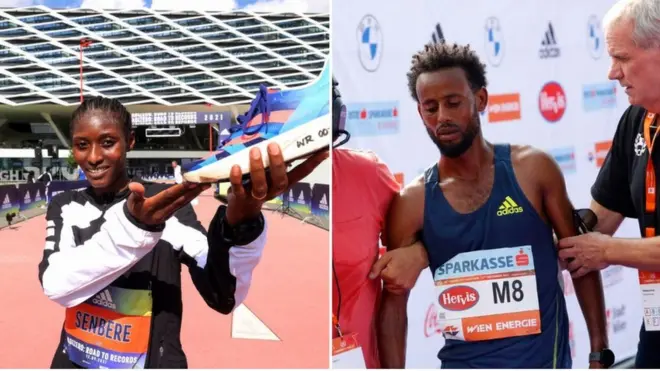 አትሌት ሰንበሬ እና አትሌት ደራራ