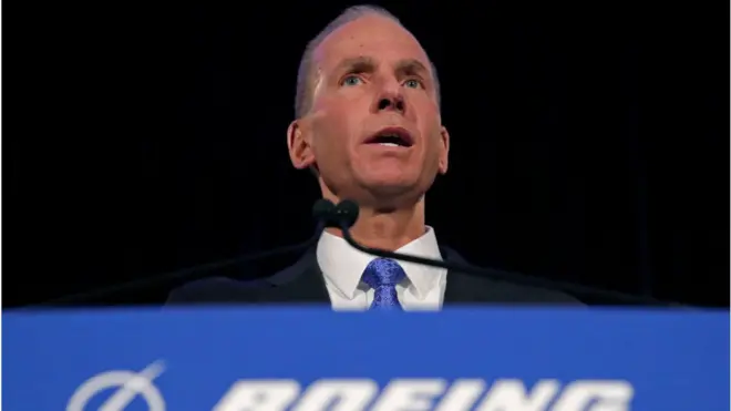 Dennis Muilenburg, président-directeur général de Boeing