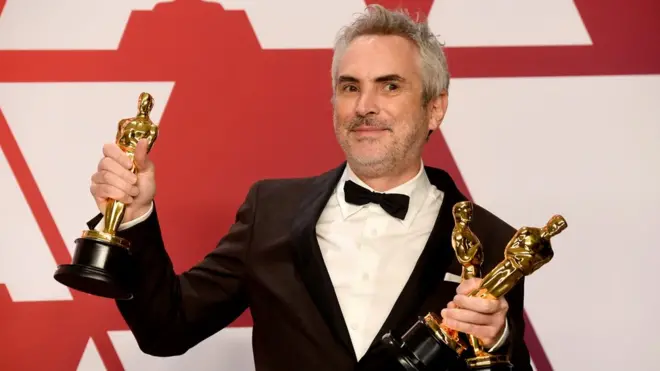 Premiado com três estatuetas, 'Roma' foi dirigido pelo cineasta mexicano Alfonso Cuarón