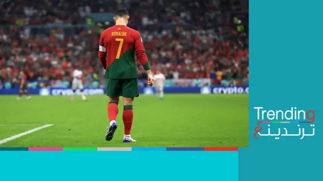 كريستيانو رونالدو غاضب رغم فوز البرتغال بسداسية أمام سويسرا