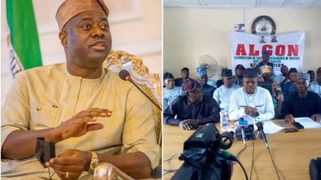 Seyi Makinde ati awọn alaga ijọba ibilẹ to yọ nipo