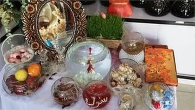 یک سفره نوروزی در کابل