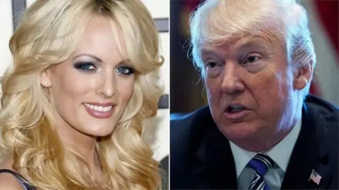 एडल्ट-फ़िल्म एक्ट्रेस स्टॉर्मी डेनियल्स और ट्रंप