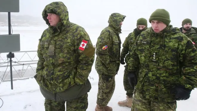 Канадські військові на навчаннях в Україні у 2018 році