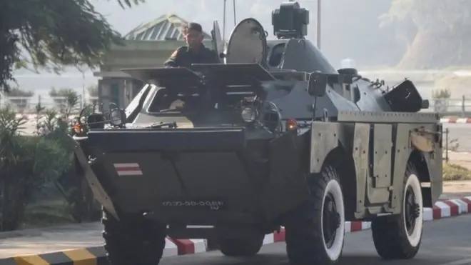 ทหารเมียนมาตั้งด่าน