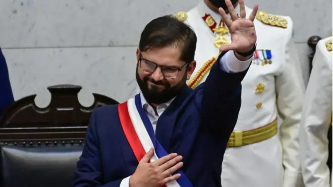 Toma de posesión de Boric.