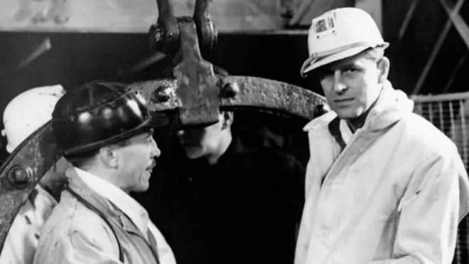 Plunging into the ground in a Lancashire coal mine was part of the day's work for the duke