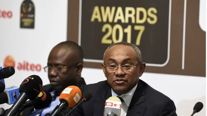 Ahmad Ahmad, président malgache de la Confédération africaine de football (CAF)