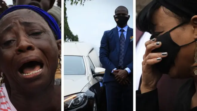 Mourners for Prophet TB Joshua lying-in-state