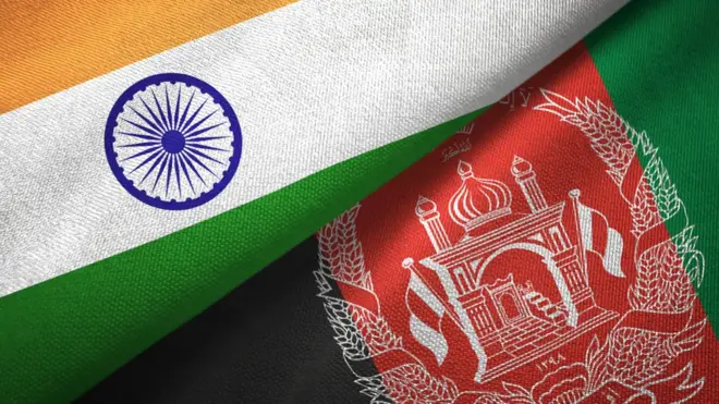 भारत ओर अफ़ग़ानिस्तान का ध्वज