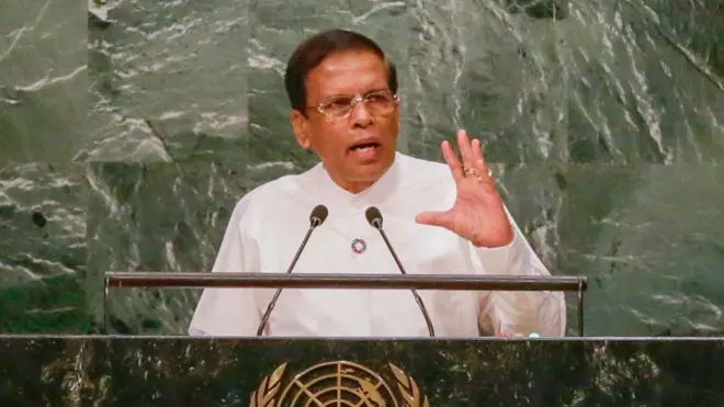 ජනාධිපතිවරයා සමුළුව අමතමින්