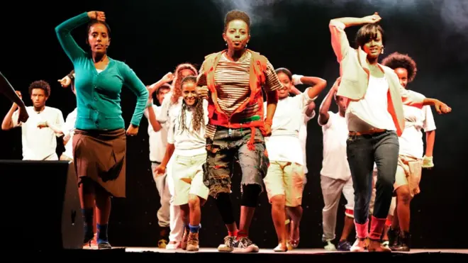 Ethiophia's Yegna sing about female empowerment in a country where violence against women is common