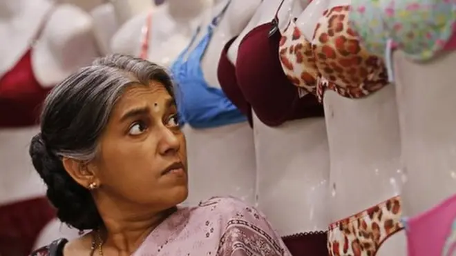 Ratna Pathak Shah plays a widow in her fifties who saucily fantasises about a much younger man