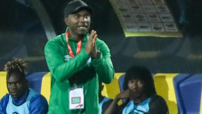 Coach Florent Ibenge at Al-Hilal during the CAF Champions League match between Al Ahly from Egypt and Al-Hilal Omdurman from Sudan