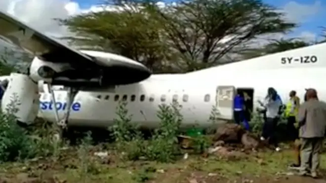 Ndege yaanguka Nairobi