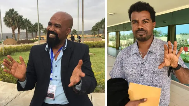 ኣቶ ዳኒኤል ተኽሉ (ጸጋም) ዳይሬክተር ኣካዳሚ ቋንቋታት ትግራይ፡ ዶክተር ሓጎስ ኣብርሃ (የማን)