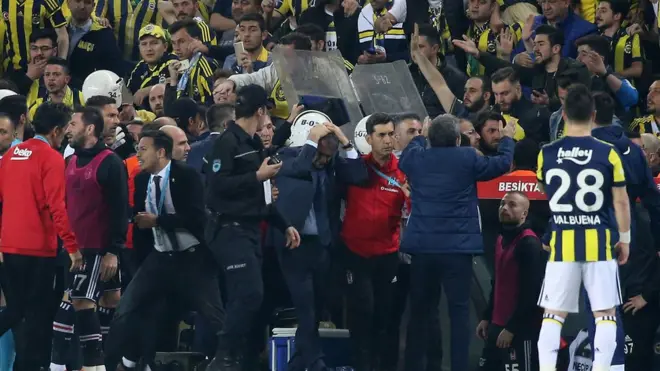 Stadyumda yaşanan arbede