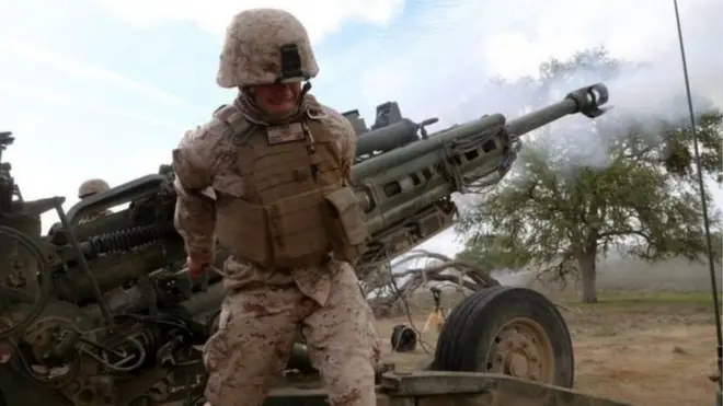 مدفعية أمريكية