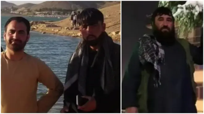 سه برادر از سمت راست: شیرین، مطیع‌الله و ارسلان (سرباز ارتش پیشین) کشته شده‌اند