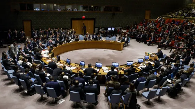 Заседание СБ ООН