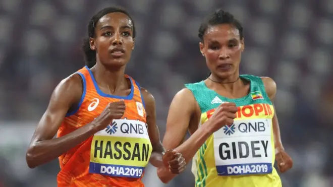 ኣትሌት ሲፈንን ለተሰንበትን