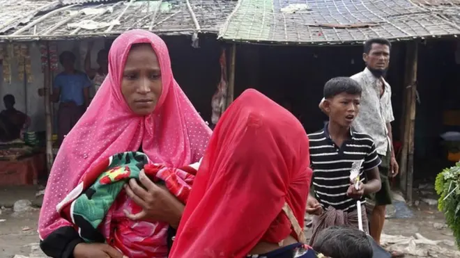 Sebagian warga Rohingya tinggal di perkampungan seperti di Myoma KaNyinTan, Maungdaw, Rakhine ini. Sebagian lainnya menempati kamp-kamp khusus.