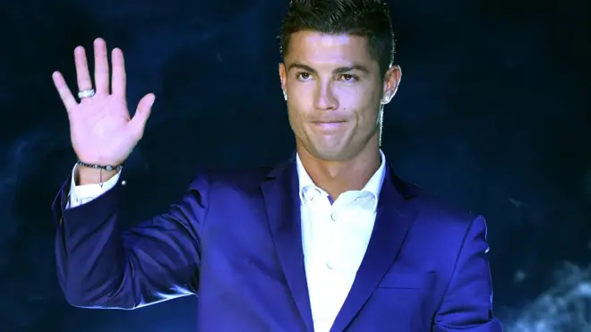 Cristiano Ronaldo en un evento promocional.