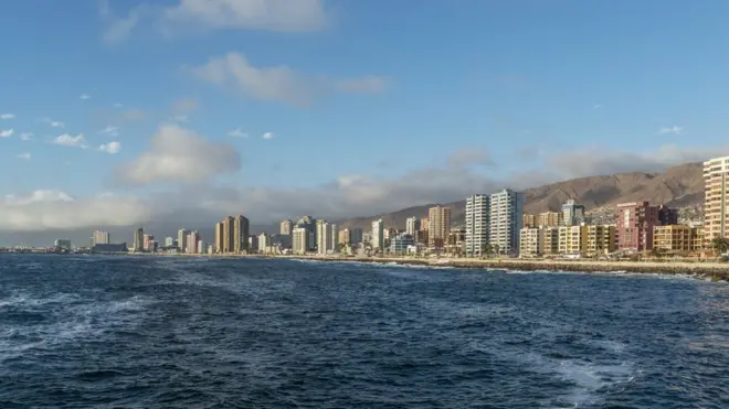 Cidade litorânea chilenabetano tem pixAntofagasta foi fundada pela Bolívia