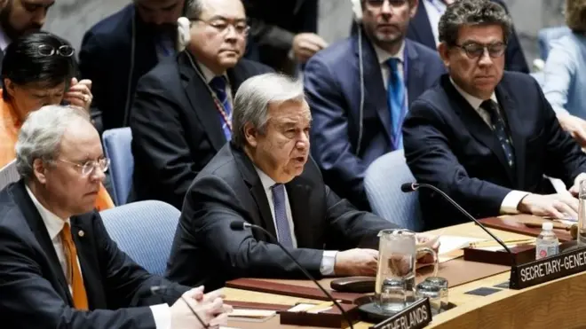 Antonio Guterres pidió a todos los países que actúen de manera responsable.