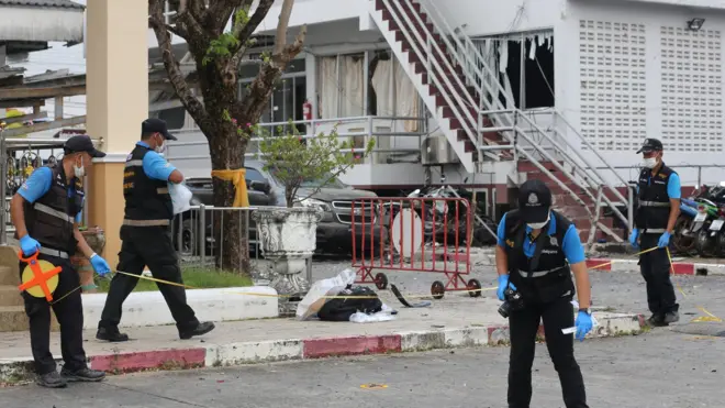 เหตุระเบิดภายในบริเวณโรงพัก สภ.เมืองสตูล เป็น 1 ใน 13 จุด