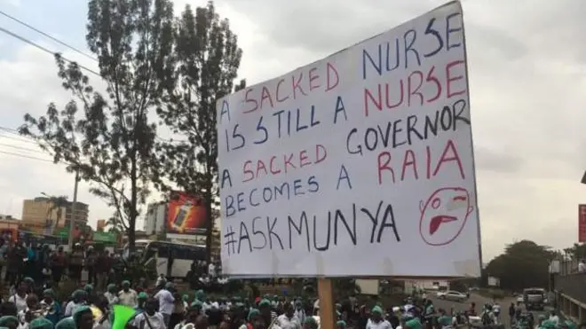 Plenty people dey suffer as Kenya nurses no dey work again