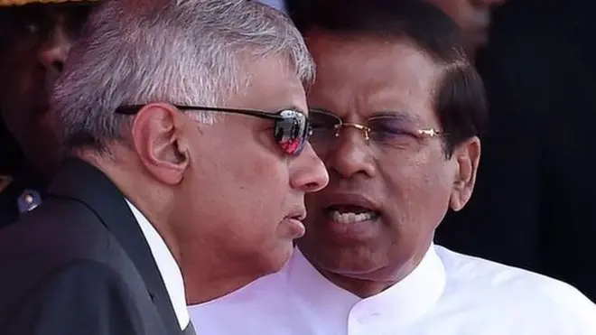 කැබිනට් සාකච්ඡාවට පෙර ජනපති සිරිසේන හා අගමැති වික්‍රමසිංහ ජනාධිපතිවරයාගේ නිවසේ දී හමුවූ බවට වාර්තා