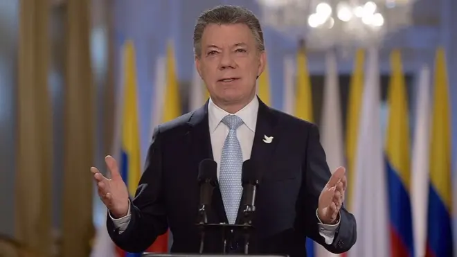 "Todo está acordado", dijo el presidente colombiano Juan Manuel Santos.