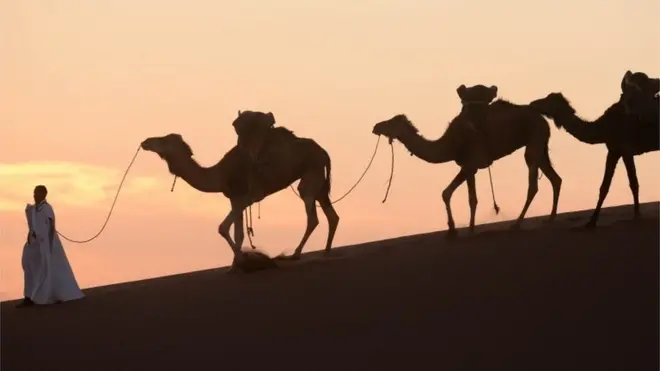 Sahara desert in Morocco