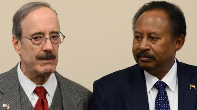 لم يلتق حمدوك بالرئيس دونالد ترامب،واستقبله ديفيد هيل، الرجل الثالث في الخارجية