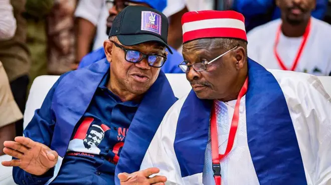 Rabiu Musa Kwankwaso ati Peter Obi nibi ipde oṣelu