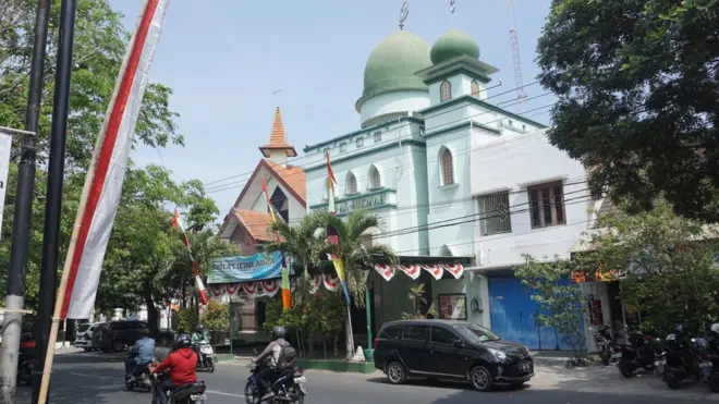 Masjid dan gereja di Solo