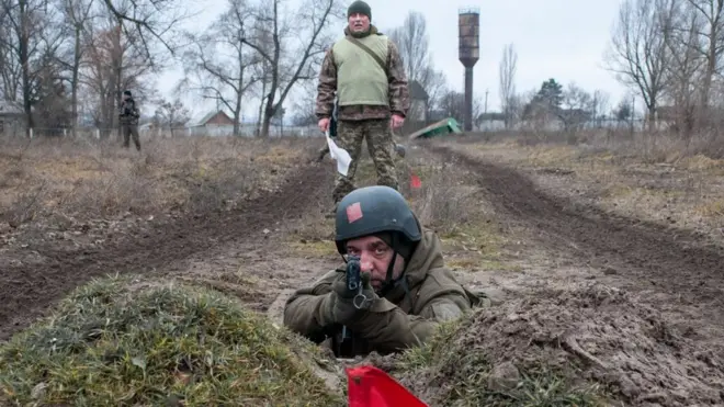 українські бійці