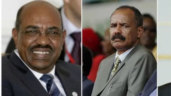 ፕረዚደንት ሱዳን ዑመር ኣልበሽርን ፕረዚደንት ኢሳይያስ ኣፈወርቅን