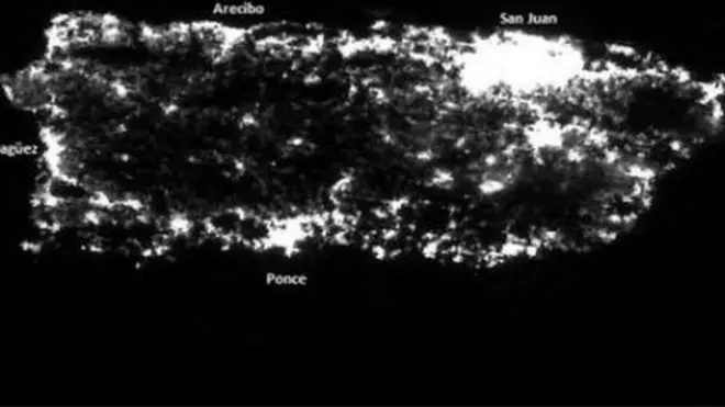 Cuatro días después del paso del huracán María por Puerto Rico, la isla padece la falta de energía en casi todo su territorio.