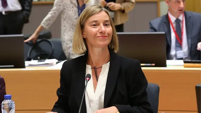 Високий представник Європейського Союзу з питань зовнішньої політики Федеріка Могеріні записала відеозвернення до українців