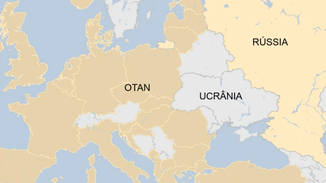 mapa da otan