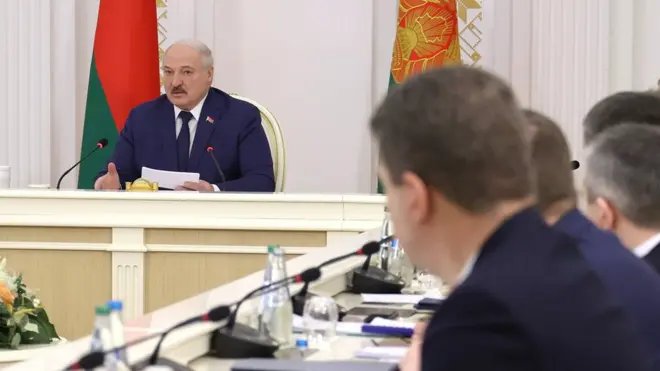 Лукашенко на совещании