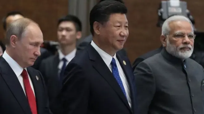 रूस-चीन-भारत