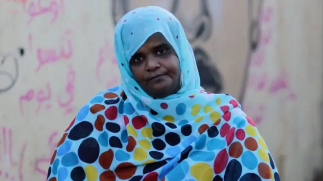 أحلام خضر - السودانية التي فقدت ابنها في 2013